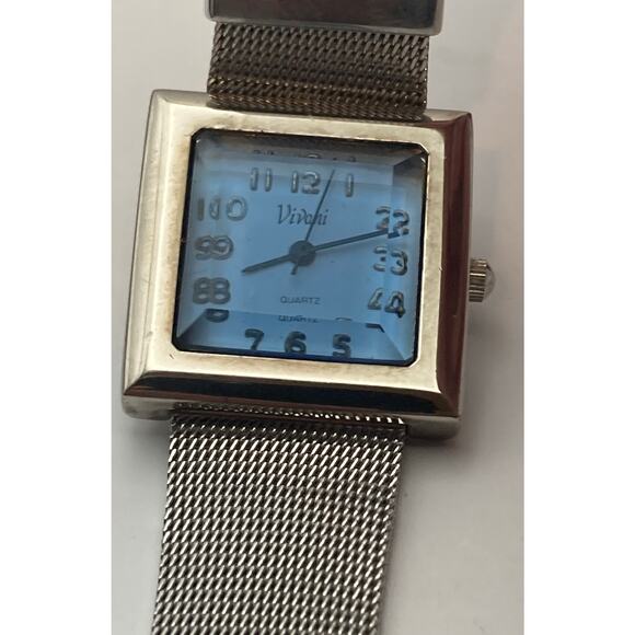 Unique VIVANI Women's Watch 26mm - Adjustable Steel Mesh Band - New Battery - Picture 4 of 10